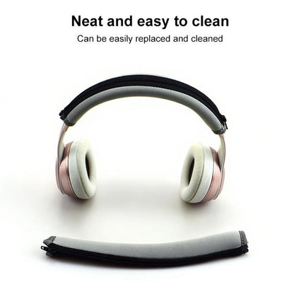 For Beats Solo3 / Solo2 Neoprene Zipper Headband Cushion Pad Replacement Parts(Grey) - Earmuff & Pad by buy2fix | Online Shopping UK | buy2fix