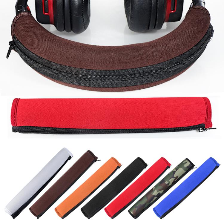 For Audio Technica ATH-M50X / M40X Neoprene Zipper Headband Cushion Pad Replacement Parts(Red) - Earmuff & Pad by buy2fix | Online Shopping UK | buy2fix