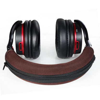 For Audio Technica ATH-M50X / M40X Neoprene Zipper Headband Cushion Pad Replacement Parts(Orange) - Earmuff & Pad by buy2fix | Online Shopping UK | buy2fix