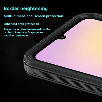 For iPhone 17 Air Kalebol Shockproof PC Hybrid TPU Phone Case with Back Clip(Black) - iPhone 17 Air Cases by Kalebol | Online Shopping UK | buy2fix