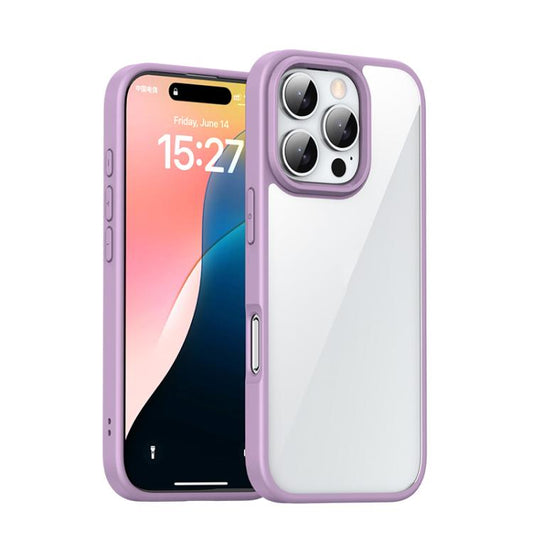 For iPhone 16 Pro Max iPAKY Bright Color Series Shockproof PC+TPU Phone Case(Purple) - iPhone 16 Pro Max Cases by iPAKY | Online Shopping UK | buy2fix