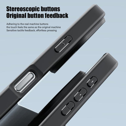 For iPhone 16 iPAKY Bright Color Series Shockproof PC+TPU Phone Case(Black) - iPhone 16 Cases by iPAKY | Online Shopping UK | buy2fix