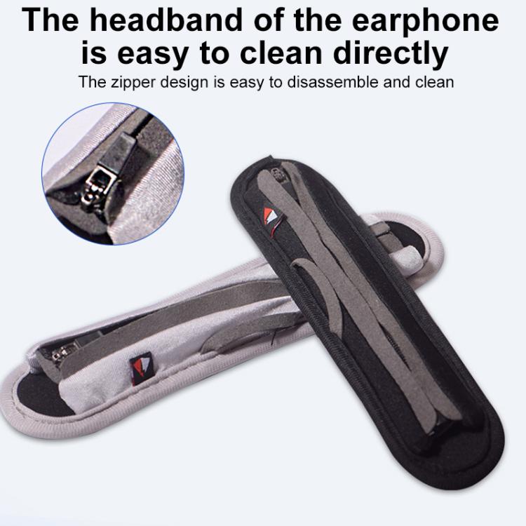 Neoprene Zipper Headband Protective Cover For BOSE QC25 / QC15 / QC35 II, Model:Large-Black Grey - Earmuff & Pad by buy2fix | Online Shopping UK | buy2fix