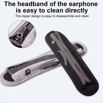Neoprene Zipper Headband Protective Cover For BOSE QC25 / QC15 / QC35 II, Model:Small-Black Grey - Earmuff & Pad by buy2fix | Online Shopping UK | buy2fix