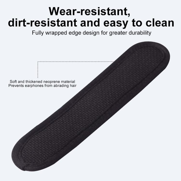 Neoprene Zipper Headband Protective Cover For BOSE QC25 / QC15 / QC35 II, Model:Large-Black - Earmuff & Pad by buy2fix | Online Shopping UK | buy2fix