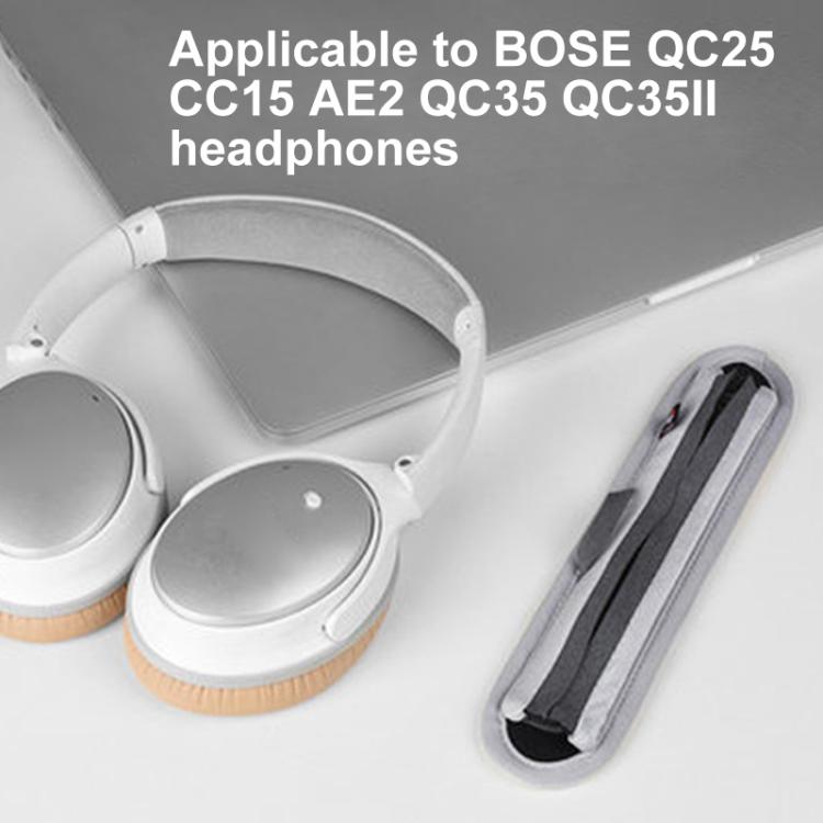 Neoprene Zipper Headband Protective Cover For BOSE QC25 / QC15 / QC35 II, Model:Large-Black Grey - Earmuff & Pad by buy2fix | Online Shopping UK | buy2fix