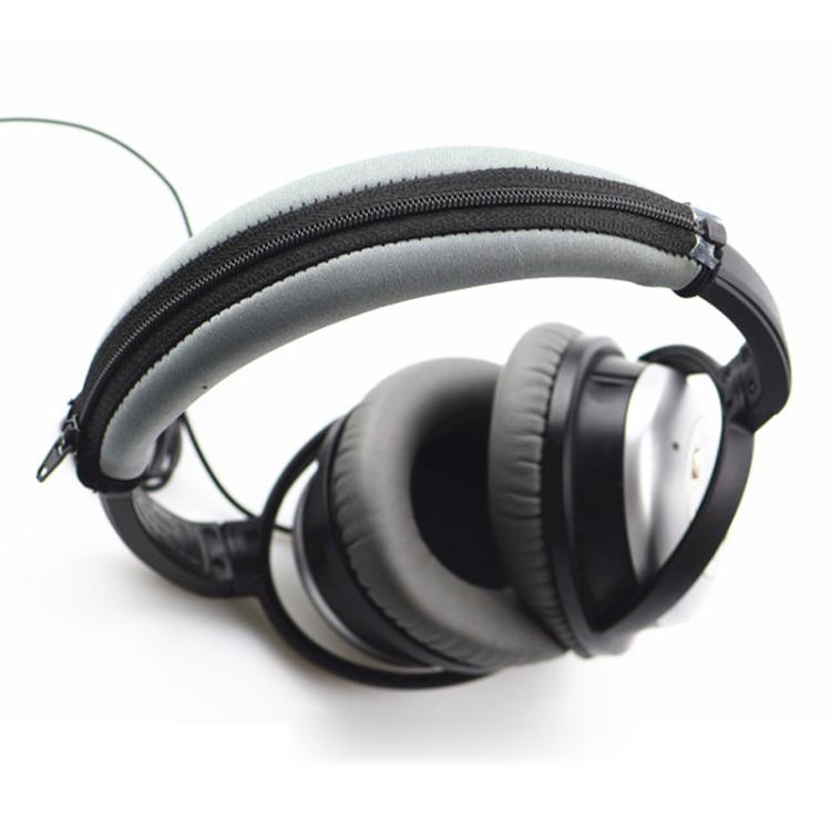 Neoprene Zipper Headband Protective Cover For BOSE QC2 / QC15 / AE2 / AE2W(Black) - Earmuff & Pad by buy2fix | Online Shopping UK | buy2fix