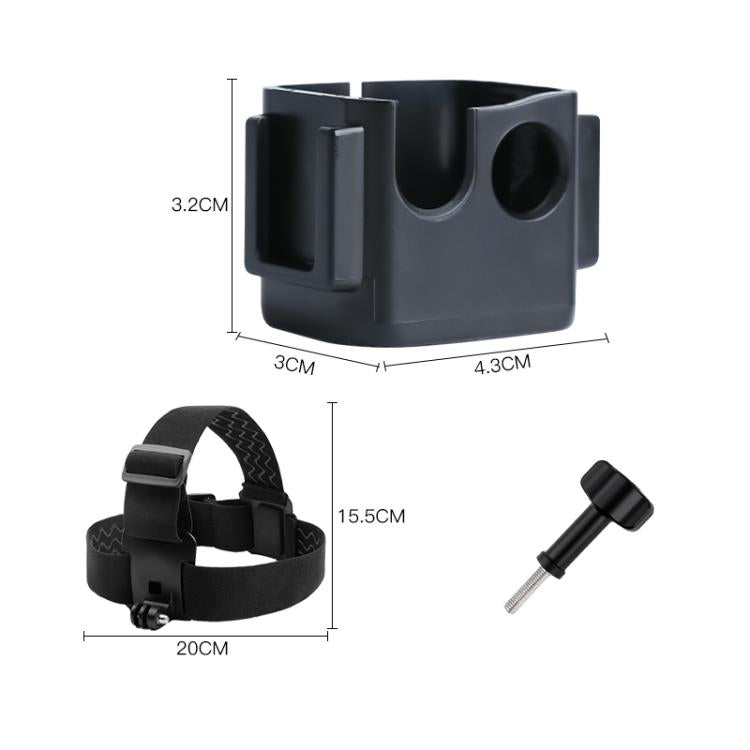 For DJI Osmo Pocket 3 Adapter Expansion Bracket Frame with Head Strap - Mount & Holder by buy2fix | Online Shopping UK | buy2fix