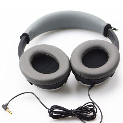 Neoprene Zipper Headband Protective Cover For BOSE QC25 / QC35(Grey) - Earmuff & Pad by buy2fix | Online Shopping UK | buy2fix