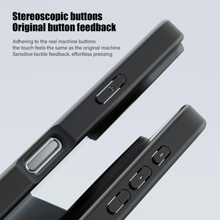 For iPhone 16 Plus iPAKY Bright Color Frosted Series Shockproof PC+TPU Phone Case(Black) - iPhone 16 Plus Cases by iPAKY | Online Shopping UK | buy2fix