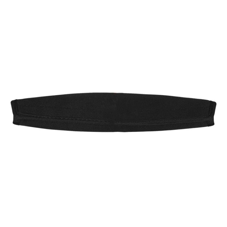 Elastic Cotton Cloth Headband Protective Cover, Size:Curved 22.5x13x10cm(Black) - Earmuff & Pad by buy2fix | Online Shopping UK | buy2fix