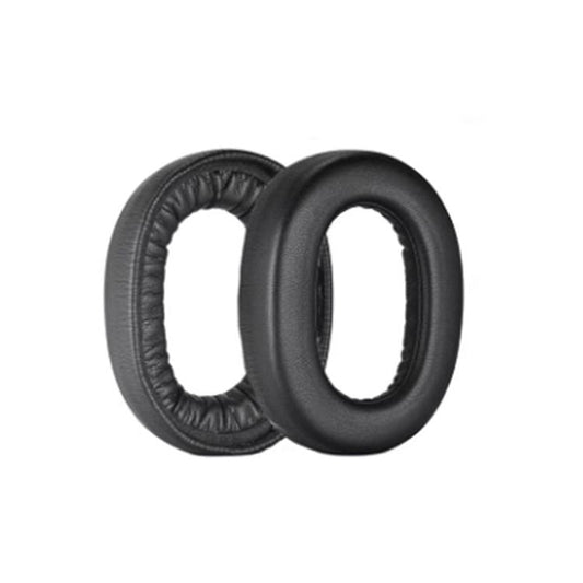 1 Pair Protein Leather Earpads For Jabra Elite 85H(Black) - Earmuff & Pad by buy2fix | Online Shopping UK | buy2fix