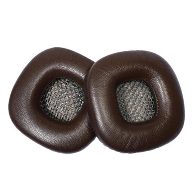 2pcs Sponge Earmuffs Replacement Earpads For Marshall Major II, Model:Brown Lambskin - Earmuff & Pad by buy2fix | Online Shopping UK | buy2fix