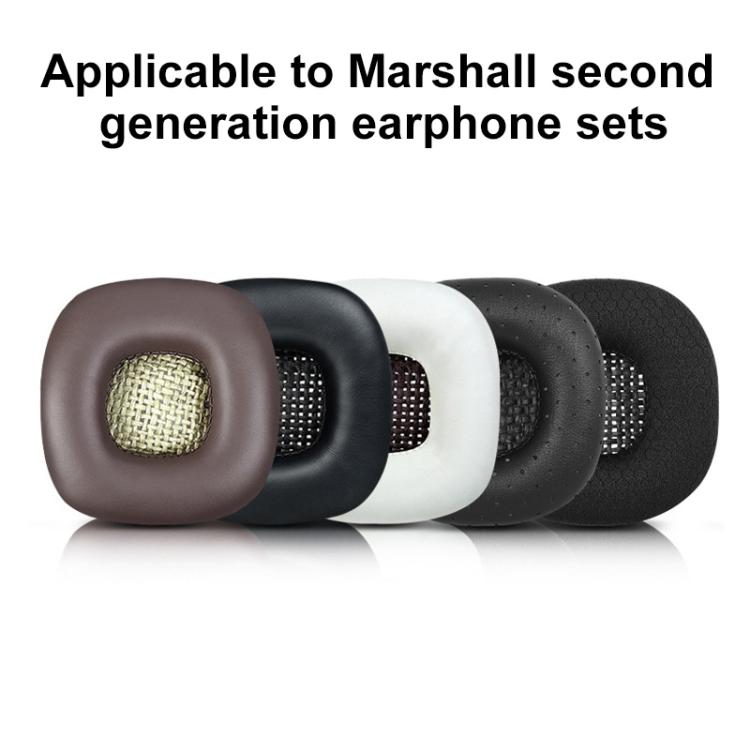 2pcs Sponge Earmuffs Replacement Earpads For Marshall Major II, Model:Black Ice Silk - Earmuff & Pad by buy2fix | Online Shopping UK | buy2fix