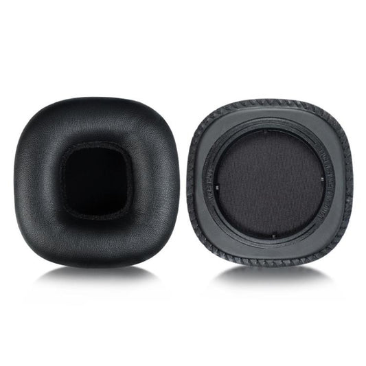 2pcs Protein Leather Replacement Earpads For Marshall Mid Bluetooth(Black with Snap-on) - Earmuff & Pad by buy2fix | Online Shopping UK | buy2fix