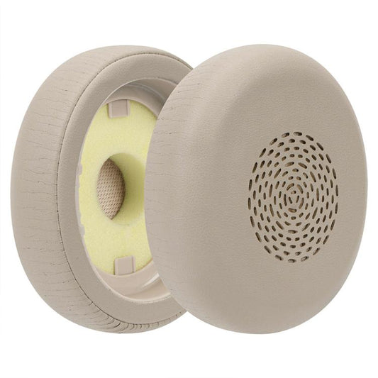 1 Pair Protein Leather Earpads For Jabra Evolve2 75(Gold) - Earmuff & Pad by buy2fix | Online Shopping UK | buy2fix