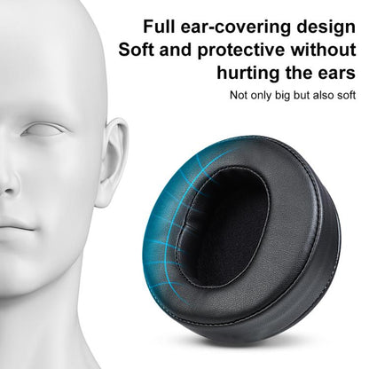 2pcs Sponge Earmuffs Replacement Earpads For Audeze LCD-2 / LCD-3 / LCD-4, Model:Flannel(Black) - Earmuff & Pad by buy2fix | Online Shopping UK | buy2fix