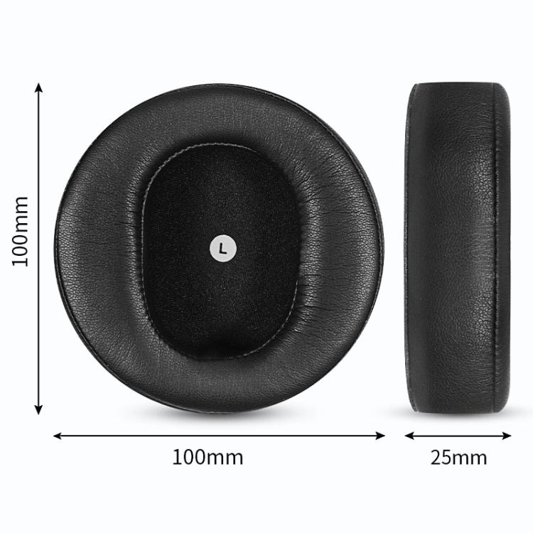 1 Pair Sponge Earmuffs Replacement Earpads For Audeze Maxwell, Model:Protein Leather(Black) - Earmuff & Pad by buy2fix | Online Shopping UK | buy2fix