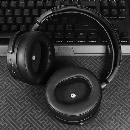 1 Pair Sponge Earmuffs Replacement Earpads For Audeze Maxwell, Model:Protein Leather(Black) - Earmuff & Pad by buy2fix | Online Shopping UK | buy2fix