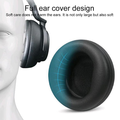 1 Pair Protein Leather Replacement Earpads For Microsoft Surface(Black) - Earmuff & Pad by buy2fix | Online Shopping UK | buy2fix