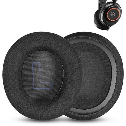 1 Pair Football Net Earpads For SteelSeries Arctis Nova Wired Headphones(Black Blue) - Earmuff & Pad by buy2fix | Online Shopping UK | buy2fix