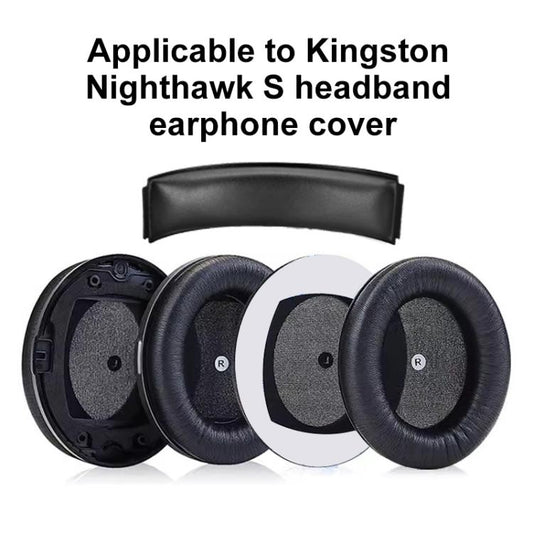 Sponge Earmuffs Replacement Earpads For Audeze Mobius, Model:Protein PU Headband(Black) - Earmuff & Pad by buy2fix | Online Shopping UK | buy2fix