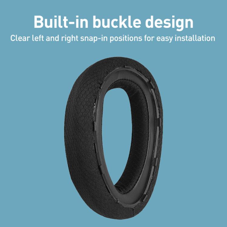 1 Pair Korean Velvet Replacement Earpads For HIFIMAN EDITION X / XS / ANANDA / HE1000SE / ARYA(Black) - Earmuff & Pad by buy2fix | Online Shopping UK | buy2fix