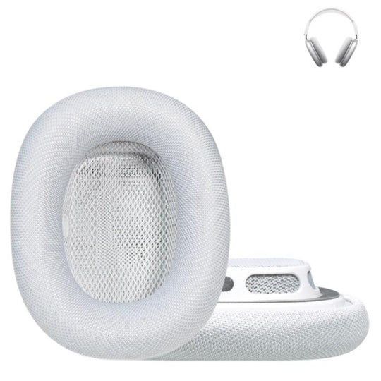 For Apple AirPods Max 2pcs Roller Cloth Magnetic Earphone Covers(Light Gray)