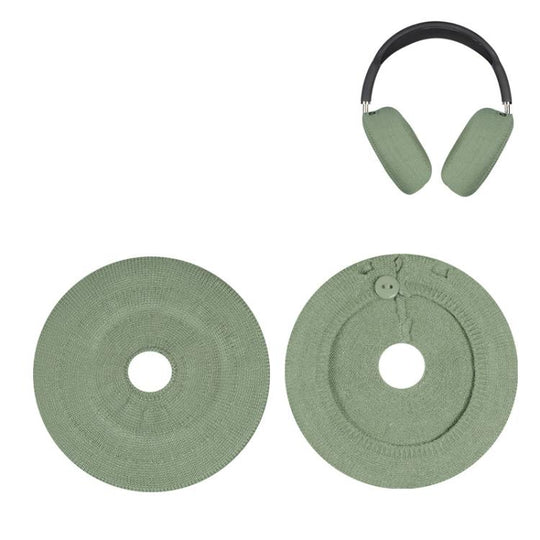 For Apple AirPods Max 2pcs Knitted Earphone Dust Cover(Green)