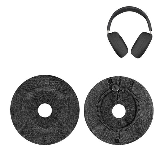 For Apple AirPods Max 2pcs Knitted Earphone Dust Cover(Dark Gray)