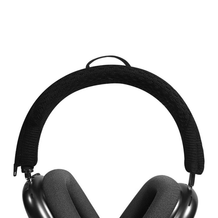 For Apple AirPods Max Knitted Headbeam Protective Cover(Black) - Earmuff & Pad by buy2fix | Online Shopping UK | buy2fix