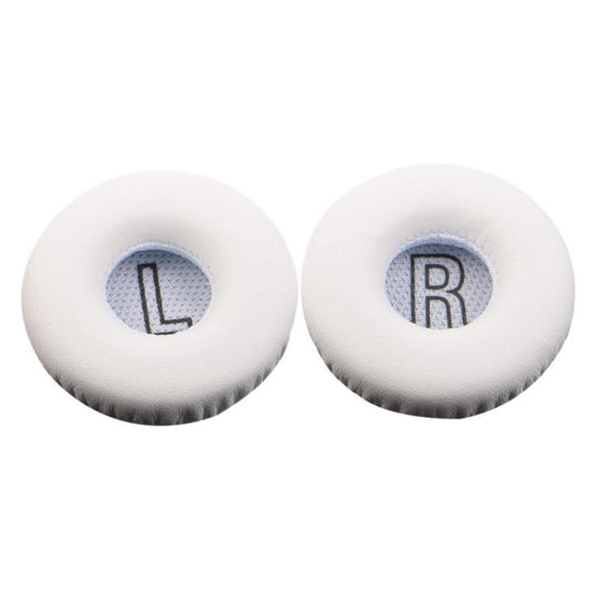 For Meizu HD50 1 Pair Protein Leather Snap-on Type Earphone Covers(White)