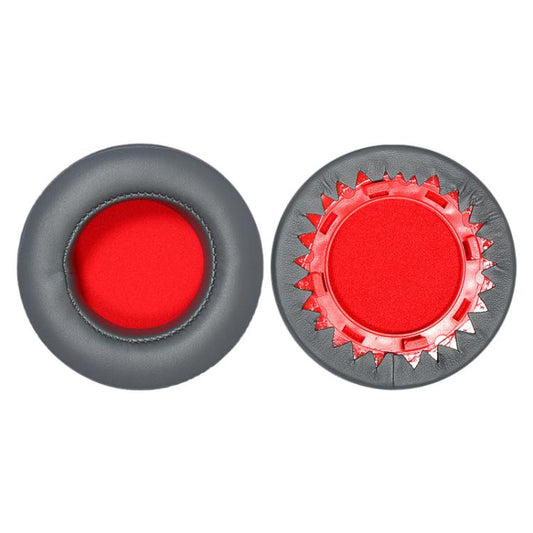 For Motorola Moto Pulse Escape 2pcs Protein Leather Snap-on Type Earphone Covers(Titanium Gray) - Earmuff & Pad by buy2fix | Online Shopping UK | buy2fix