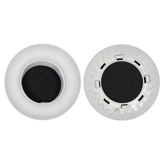 For Motorola Moto Pulse Escape 2pcs Protein Leather Snap-on Type Earphone Covers(Light gray)