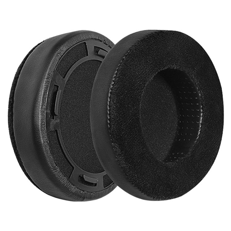 1 Pair Protein Leather Flannel Perforated Replacement Earpads For HIFIMAN HE300 / HE400 / HE400SE / HE500 / HE560(Black) - Earmuff & Pad by buy2fix | Online Shopping UK | buy2fix