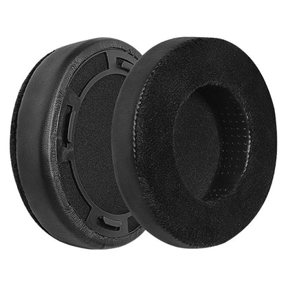 1 Pair Protein Leather Flannel Perforated Replacement Earpads For HIFIMAN HE300 / HE400 / HE400SE / HE500 / HE560(Black) - Earmuff & Pad by buy2fix | Online Shopping UK | buy2fix