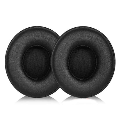 1 Pair Protein Leather Replacement Earpads For Beats Solo3 / Solo2(Black) - Earmuff & Pad by buy2fix | Online Shopping UK | buy2fix