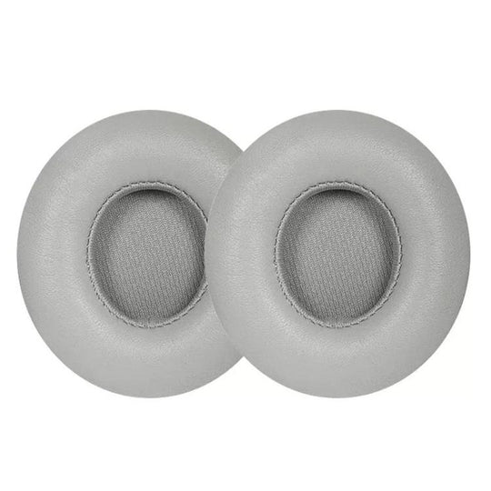 1 Pair Protein Leather Replacement Earpads For Beats Solo3 / Solo2(Grey)