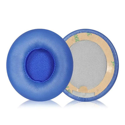 1 Pair Lambskin Replacement Earpads For Beats Solo3 / Solo2(Blue) - Earmuff & Pad by buy2fix | Online Shopping UK | buy2fix