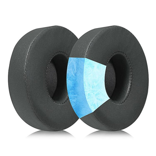 1 Pair Ice Feeling Gel Replacement Earpads For Beats Solo3 / Solo2(Titanium)