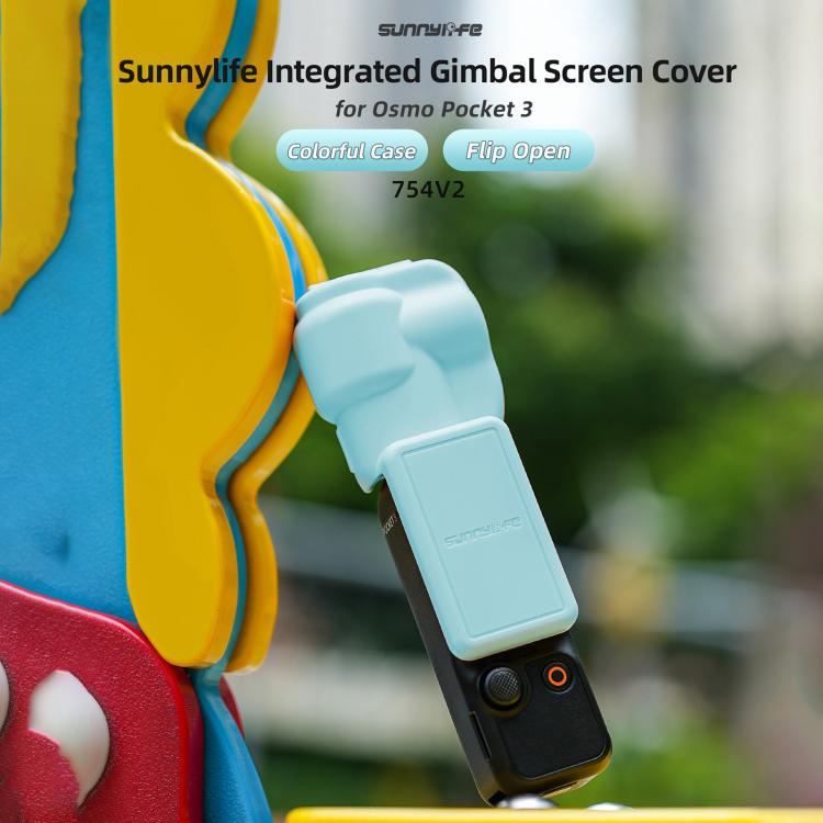 For DJI OSMO Pocket 3 Sunnylife Colorful Gimbal Cover Camera Protector Screen Protective Case(Pink) - Case & Bags by Sunnylife | Online Shopping UK | buy2fix