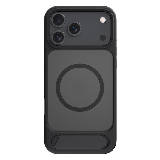 For iPhone 17 Pro Max Kalebol MagSafe Invisible Tilt Holder PC Hybrid TPU Case(Black) - iPhone 17 Pro Max Cases by Kalebol | Online Shopping UK | buy2fix