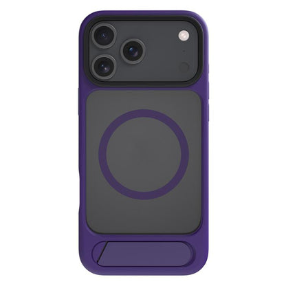 For iPhone 17 Pro Max Kalebol MagSafe Invisible Tilt Holder PC Hybrid TPU Case(Purple) - iPhone 17 Pro Max Cases by Kalebol | Online Shopping UK | buy2fix