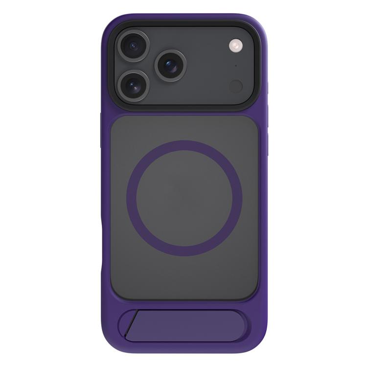 For iPhone 17 Pro Kalebol MagSafe Invisible Tilt Holder PC Hybrid TPU Case(Purple) - iPhone 17 Pro Cases by Kalebol | Online Shopping UK | buy2fix