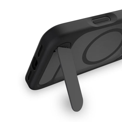 For iPhone 17 Kalebol MagSafe Invisible Tilt Holder PC Hybrid TPU Case(Navy Blue) - iPhone 17 Cases by Kalebol | Online Shopping UK | buy2fix