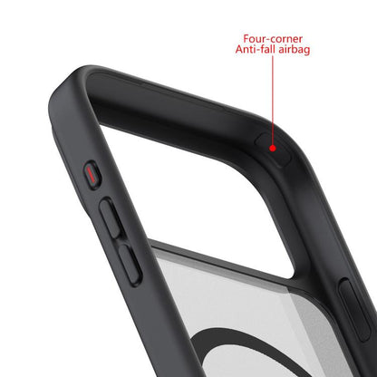 For iPhone 16 Plus Kalebol MagSafe Invisible Tilt Holder PC Hybrid TPU Case(Purple) - iPhone 16 Plus Cases by Kalebol | Online Shopping UK | buy2fix