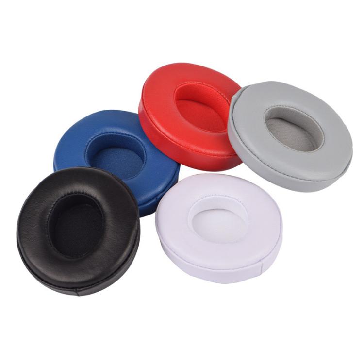 1 Pair Lambskin Replacement Earpads For Beats Solo3 / Solo2 Wireless(Red) - Earmuff & Pad by buy2fix | Online Shopping UK | buy2fix