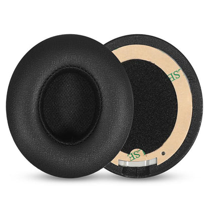 1 Pair Protein Leather Replacement Earpads For Beats Solo4(Matte Black) - Earmuff & Pad by buy2fix | Online Shopping UK | buy2fix