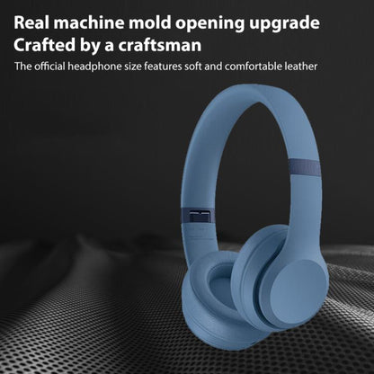 1 Pair Protein Leather Replacement Earpads For Beats Solo4(Cyan) - Earmuff & Pad by buy2fix | Online Shopping UK | buy2fix