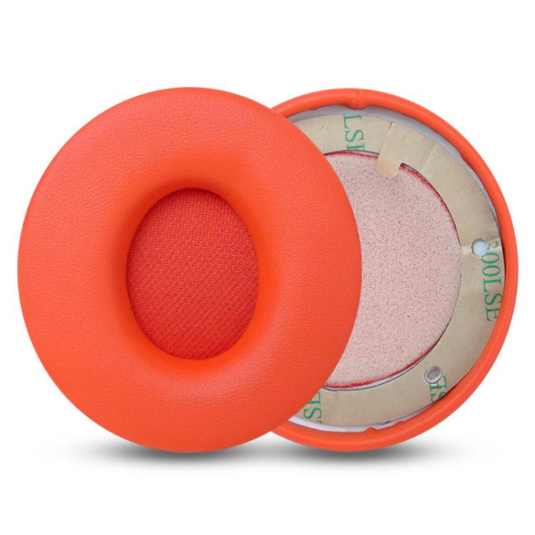 1 Pair Protein Leather Replacement Earpads For Beats Solo Pro(Red) - Earmuff & Pad by buy2fix | Online Shopping UK | buy2fix